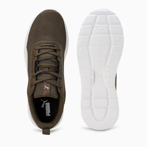 Flexrate Men's Sneakers, Deep Olive-Pristine-PUMA Black, extralarge-IND