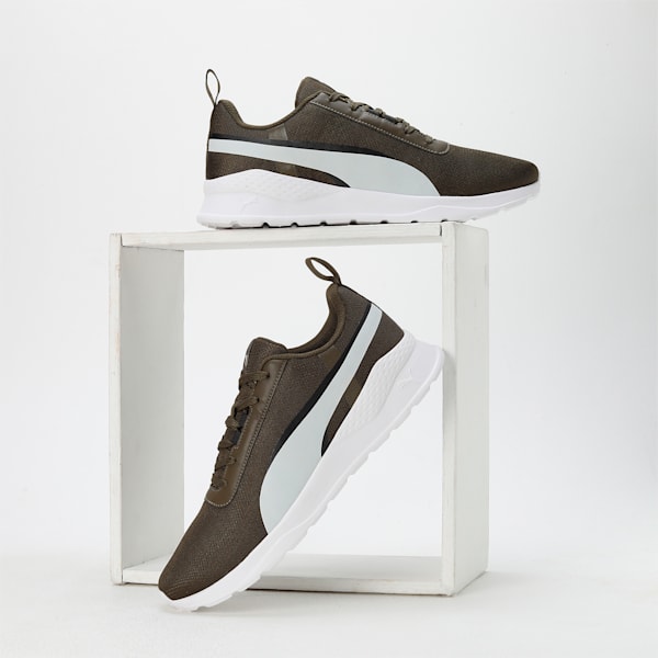 Flexrate Men's Sneakers, Deep Olive-Pristine-PUMA Black, extralarge-IND