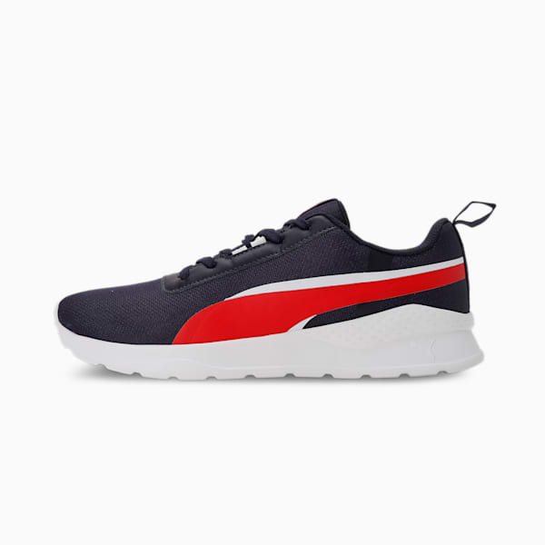 Flexrate Men's Sneakers, New Navy-High Risk Red-PUMA Black, extralarge-IND