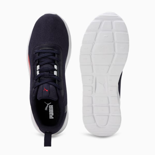 Flexrate Men's Sneakers, New Navy-High Risk Red-PUMA Black, extralarge-IND