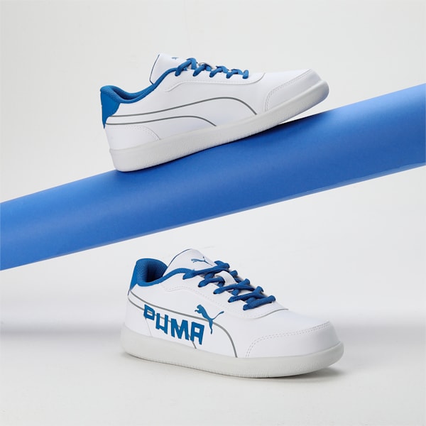 Puma Dreamcat Youth Sneakers, PUMA White-PUMA Team Royal, extralarge-IND