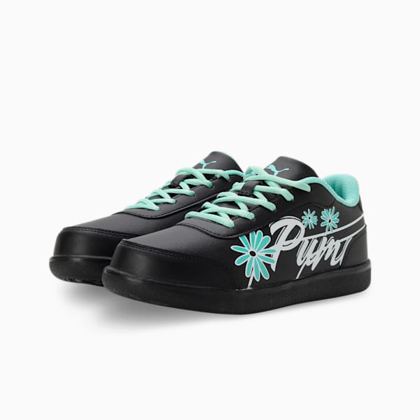 Dreamcat Youth Sneakers, PUMA Black-Mint-PUMA White, extralarge-IND