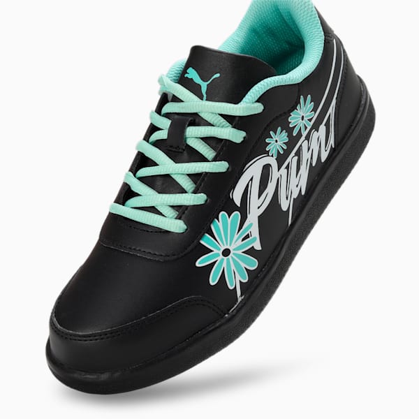 Dreamcat Youth Sneakers, PUMA Black-Mint-PUMA White, extralarge-IND