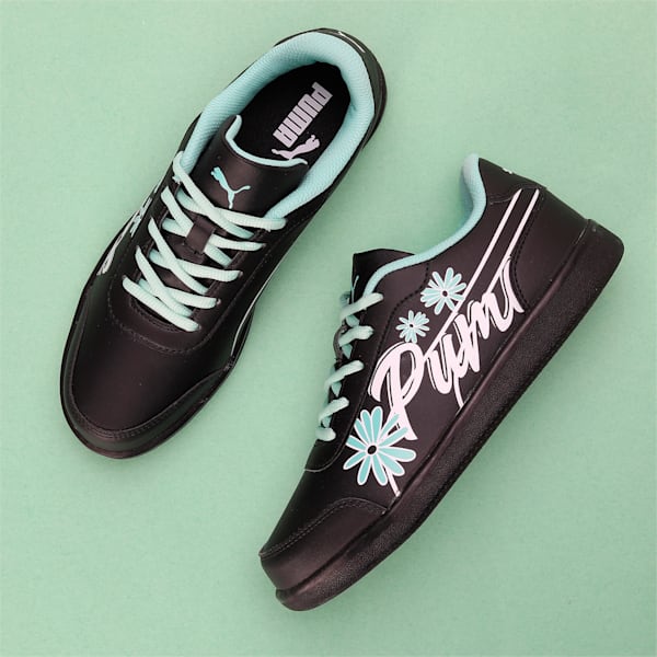 Dreamcat Youth Sneakers, PUMA Black-Mint-PUMA White, extralarge-IND