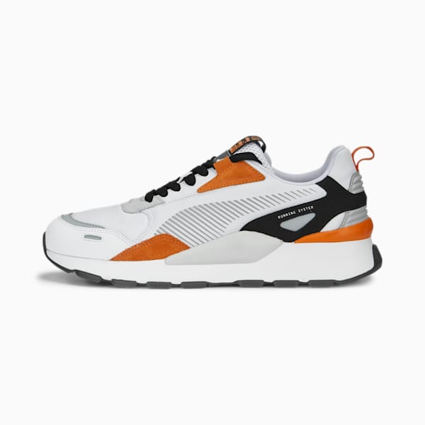 RS 3.0 Suede Unisex Sneakers, PUMA White-Rickie Orange, extralarge-IND