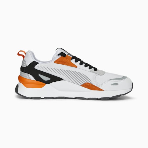 RS 3.0 Suede Unisex Sneakers, PUMA White-Rickie Orange, extralarge-IND