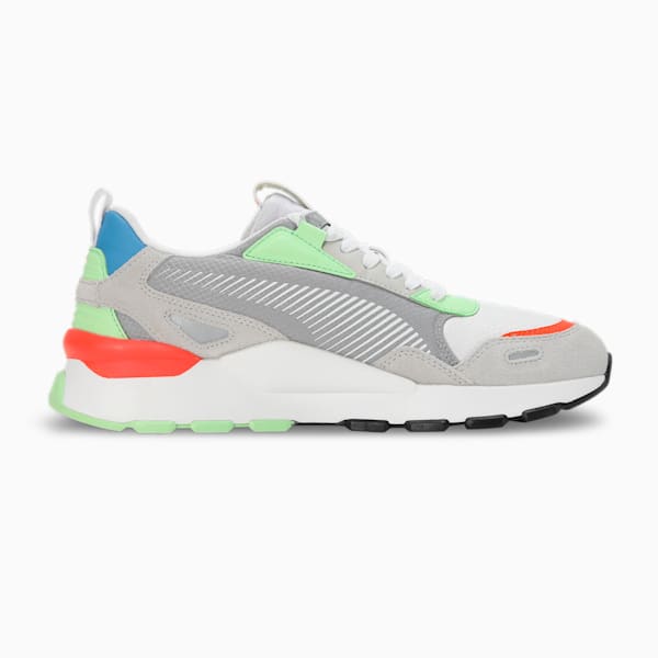 RS 3.0 Future Vintage Unisex Sneakers, PUMA White-Speed Green, extralarge-IND