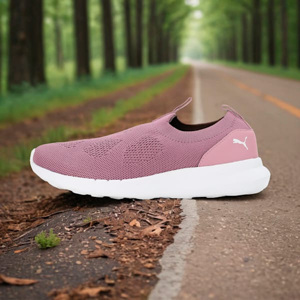 Dynamite Slip-On Women's Sneakers, Pale Grape-PUMA White, extralarge-IND