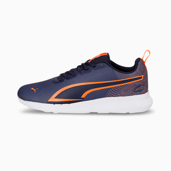 Fire V2 Men's Sneakers, Peacoat-Vibrant Orange, extralarge-IND