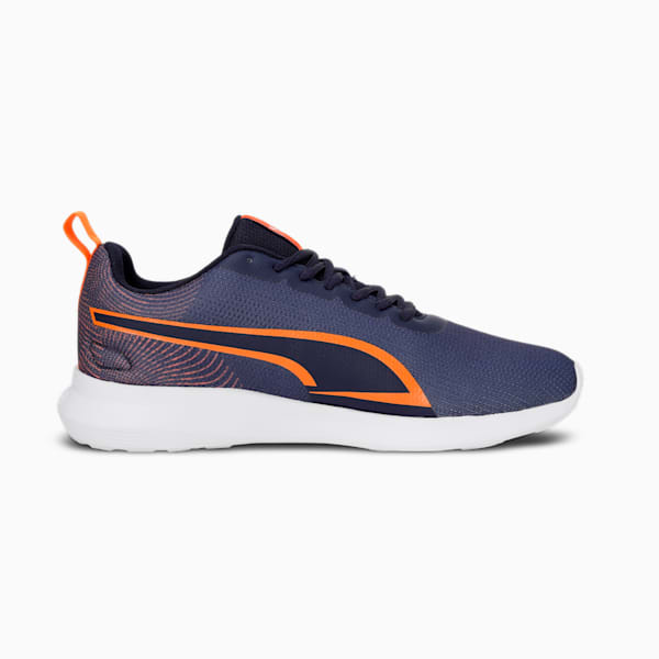 Fire V2 Men's Sneakers, Peacoat-Vibrant Orange, extralarge-IND