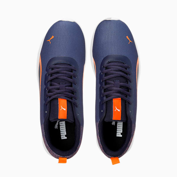 Fire V2 Men's Sneakers, Peacoat-Vibrant Orange, extralarge-IND