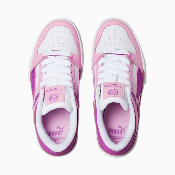 Slipstream Rose Big Kids' Sneakers , PUMA White-PRISM PINK-Byzantium, extralarge