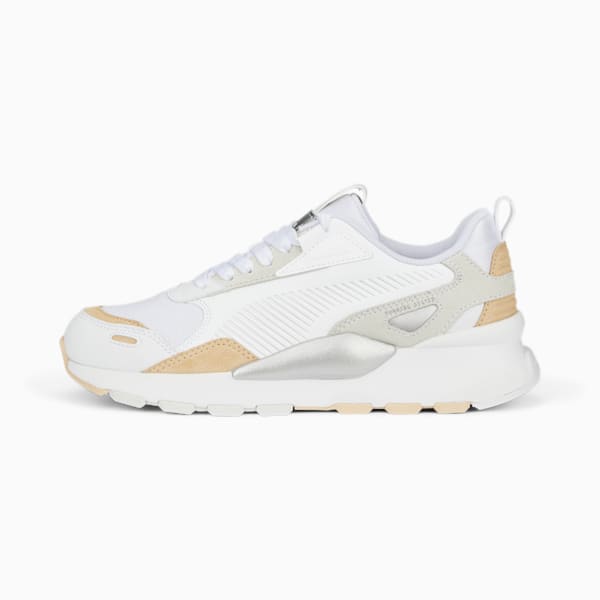 RS 3.0 Metallic Women's Sneakers, PUMA White-Cashew, extralarge-IND