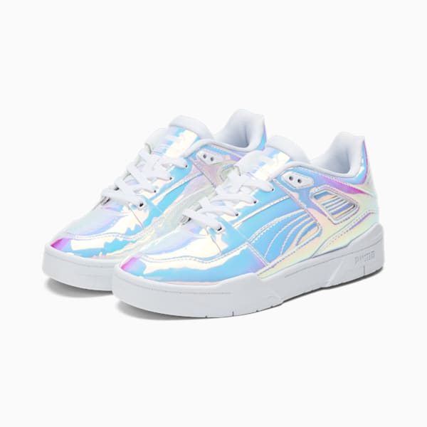 Puma iridescent sneakers discount