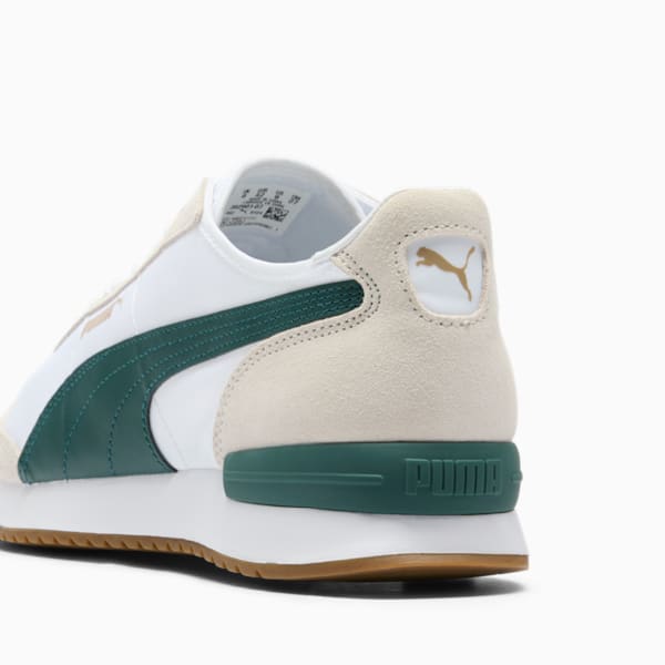 Tenis para hombre R78 Wind Nylon, PUMA White-Ponderosa Pine-PUMA Gold, extralarge