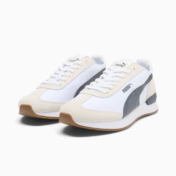Tenis para hombre R78 Wind Nylon, PUMA White-Glacial Gray-Frosted Ivory, extralarge
