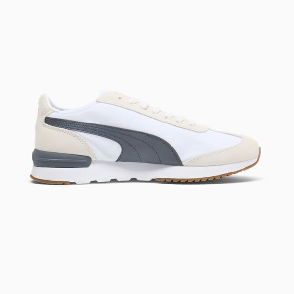 Tenis para hombre R78 Wind Nylon, PUMA White-Glacial Gray-Frosted Ivory, extralarge