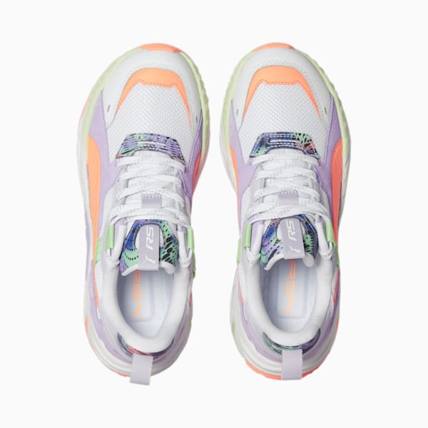 RS-TRCK Feelin' Xtra Women's Sneakers , PUMA White-Orange Peach-Vivid Violet, extralarge