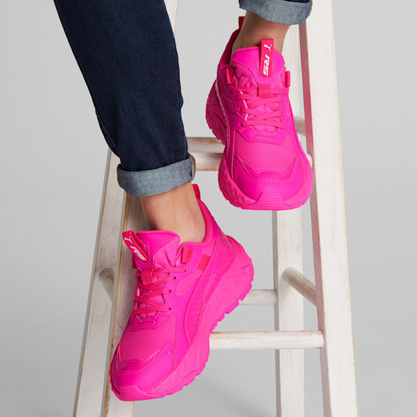 Mesh Sneakers - Neon pink/orange - Ladies