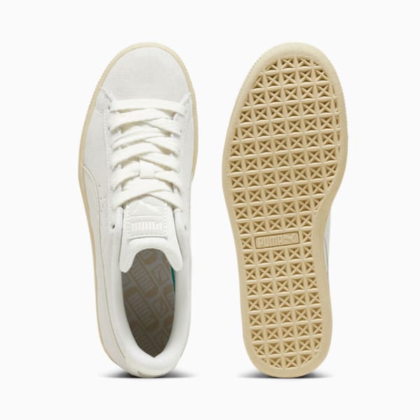 Sneakers Suede Classic Selflove Femme, Warm White-Granola, extralarge