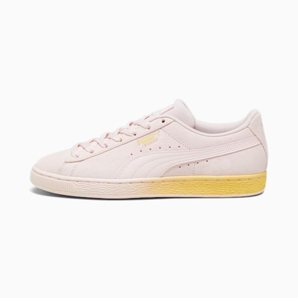 Suede Classic Beach Days Women's Sneakers, Frosty Pink-Flaxen, extralarge-IND