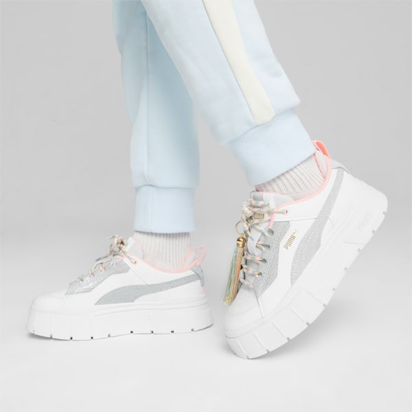 Mayze Stack Fashion Women's Sneakers, PUMA White, extralarge-IND