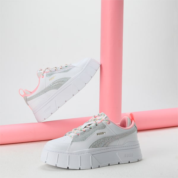 Mayze Stack Fashion Women's Sneakers, PUMA White, extralarge-IND