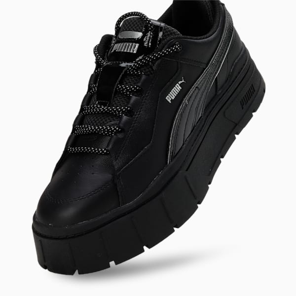 Mayze Stack XPL BM Art Women's Sneakers, PUMA Black, extralarge-IND