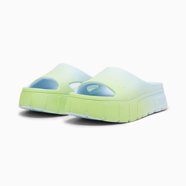 Mayze Stack Beach Days Women's Sandals, Icy Blue-Spring Fern, extralarge-IND