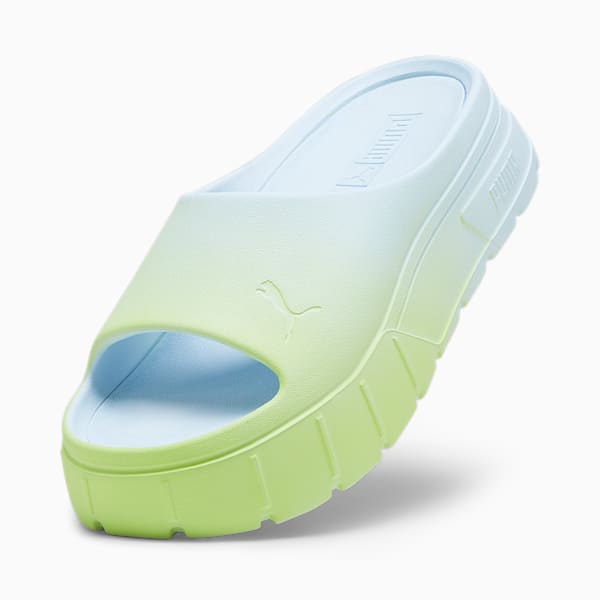 Mayze Stack Beach Days Women's Sandals, Icy Blue-Spring Fern, extralarge-IND
