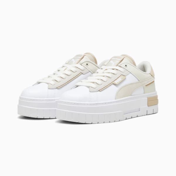 ウィメンズ メイズ クラッシュド セルフラブ スニーカー, PUMA White, extralarge-JPN