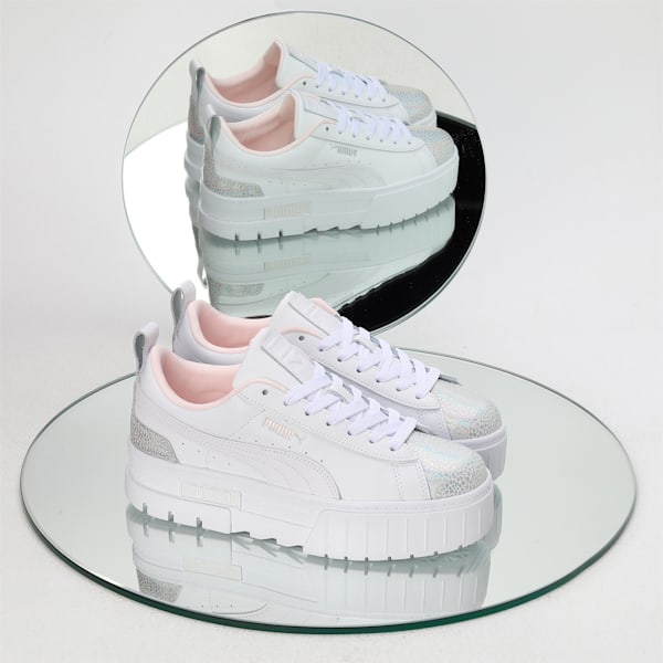 Mayze Tomorrowland Fashion Women's Sneakers, PUMA White, extralarge-IND