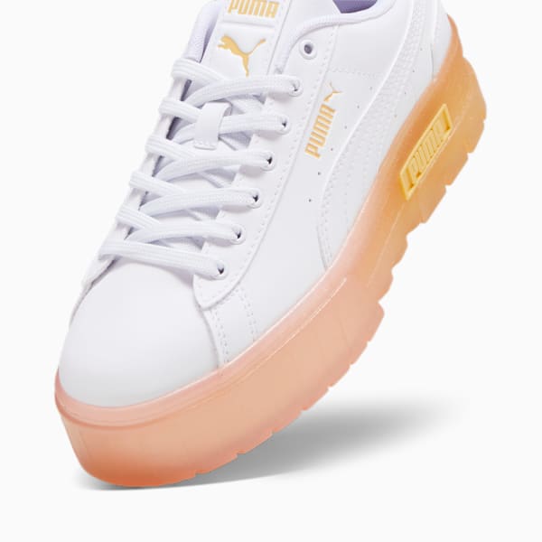 Mayze Beach Days Women's Sneakers, PUMA White-Frosty Pink, extralarge-IND