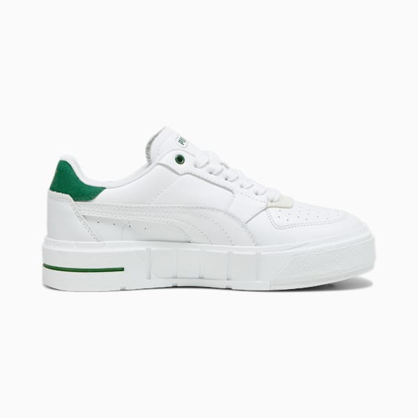 Cali Court Match Women's Sneakers, PUMA White-Archive Green, extralarge