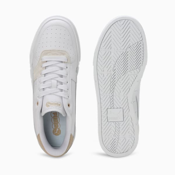 Cali Court Match Women's Sneakers, PUMA White-Granola, extralarge-IND