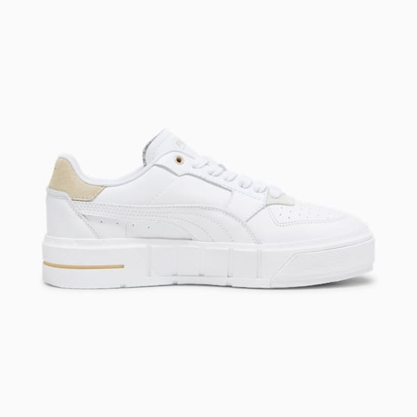 ウィメンズ プーマ CALI コート マッチ スニーカー, PUMA White-Granola, extralarge-JPN