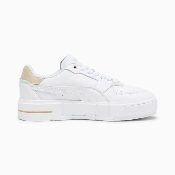 Tenis Cali Court Match Mujer, PUMA White-Granola, extralarge