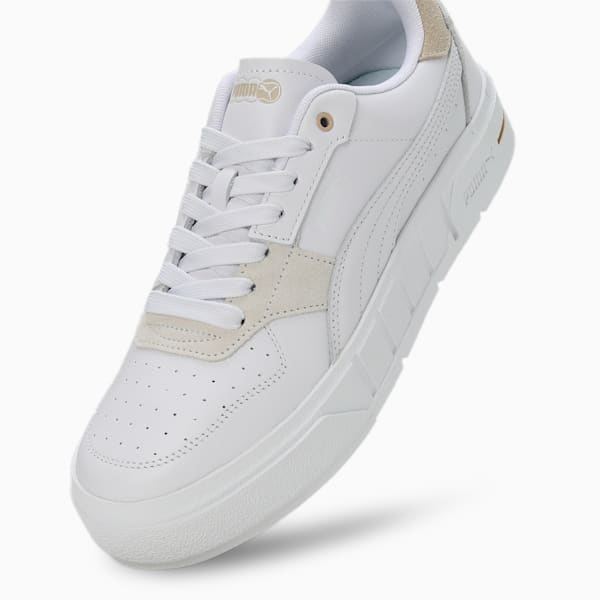 Cali Court Match Women's Sneakers, PUMA White-Granola, extralarge-IND