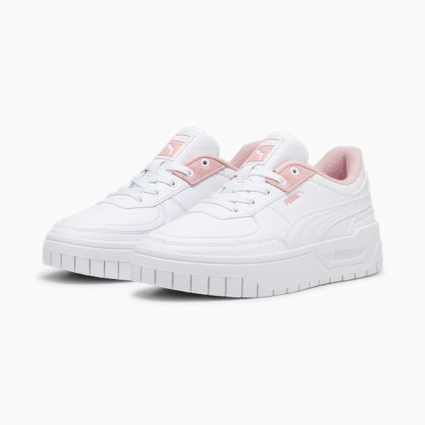 Cali Dream Clean Women's Sneakers, PUMA White-Peach Smoothie, extralarge-IND