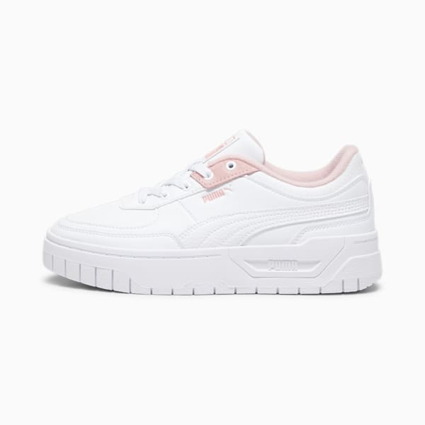 Cali Dream Clean Women's Sneakers, PUMA White-Peach Smoothie, extralarge-IND