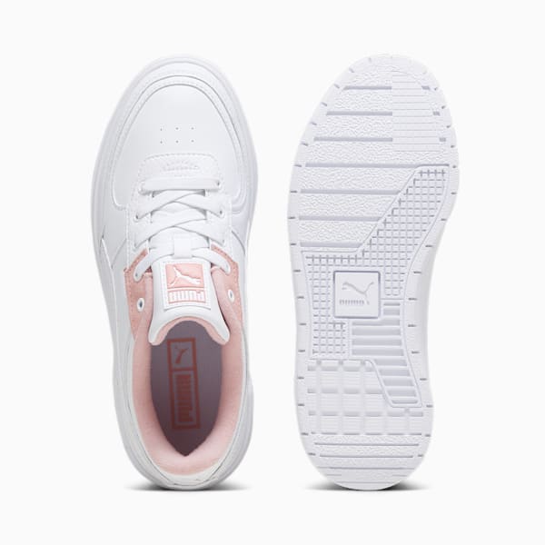 Cali Dream Clean Women's Sneakers, PUMA White-Peach Smoothie, extralarge-IND