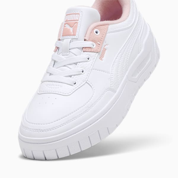 Cali Dream Clean Women's Sneakers, PUMA White-Peach Smoothie, extralarge-IND