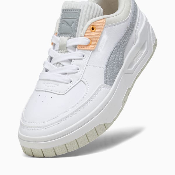 Cali Dream Corduroy Chic Women's Sneakers, PUMA White-Sedate Gray, extralarge