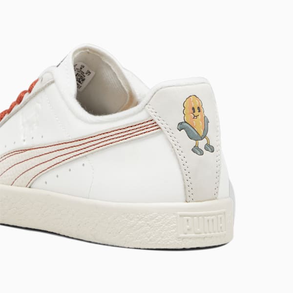 Clyde Huskie Corn-Based Sneakers, PUMA White, extralarge