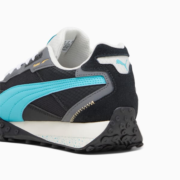 Blktop Rider Lithium Unisex Sneakers, PUMA Black-Team Aqua, extralarge-IND