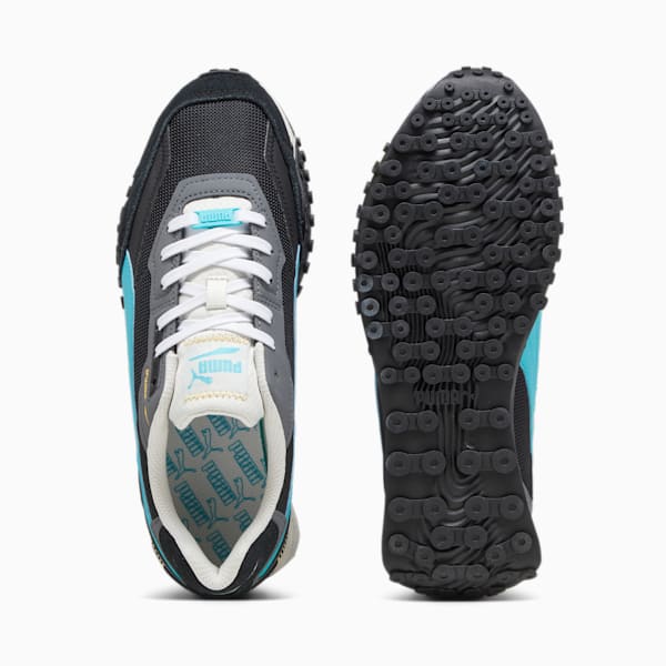 Blktop Rider Lithium Unisex Sneakers, PUMA Black-Team Aqua, extralarge-IND