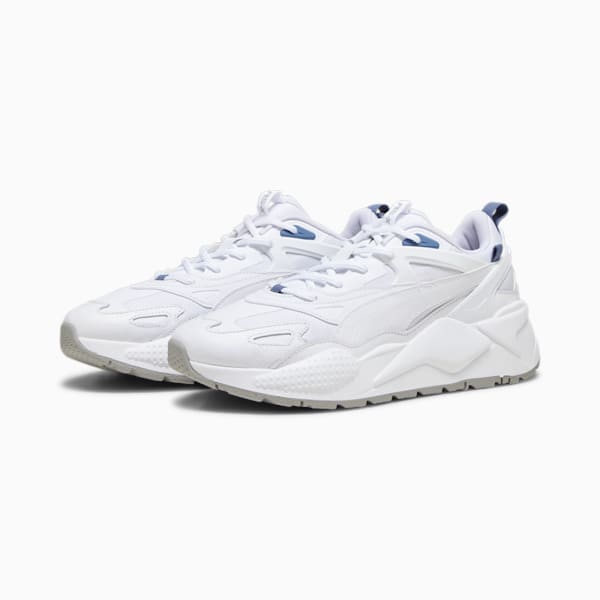 ユニセックス RS-X エフェクト リュクス スニーカー, PUMA White-Smokey Gray, extralarge-JPN