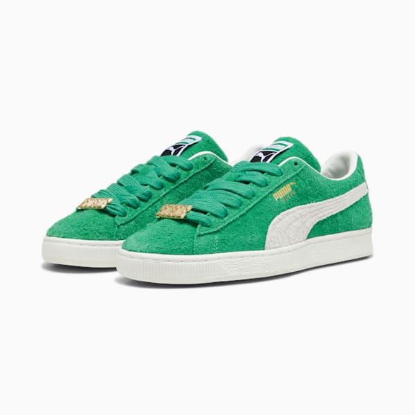 Tenis deportivos de gamuza Fat Lace, Archive Green-Warm White, extralarge