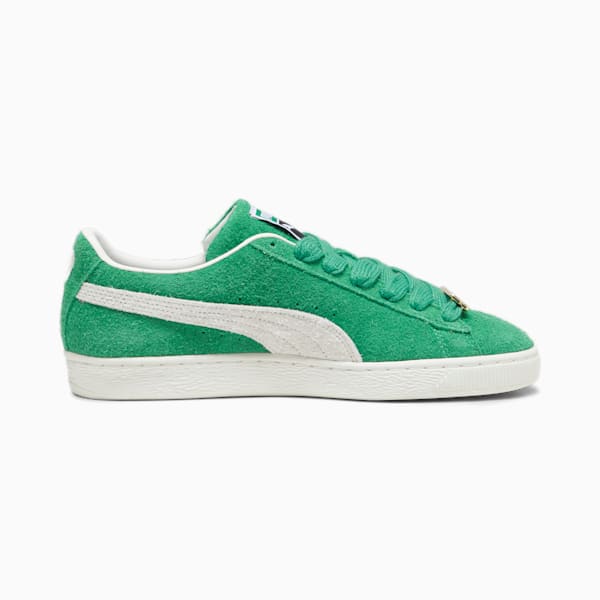 Suede Fat Lace Unisex Sneakers, Archive Green-Warm White, extralarge-AUS