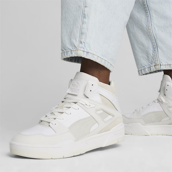 Slipstream Hi Lux II Unisex Sneakers, Puma White-Frosted Ivory, extralarge-IND